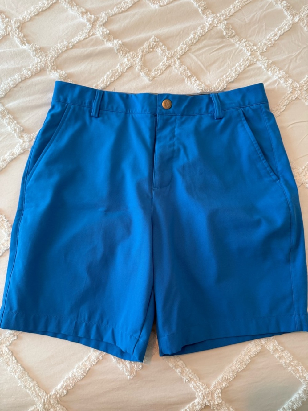 Puma Blue Golf Shorts with Branded Waistband size 32